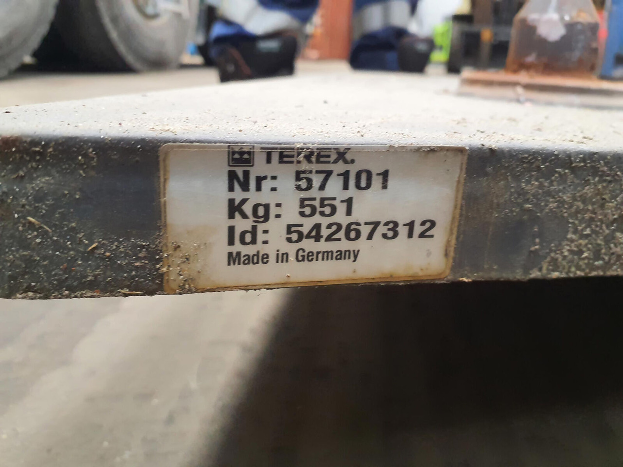 Terex Terex Demag Challenger 4200 counterweight 0.55 Ton - Contrepoids pour Grue mobile: photos 5 Terex Terex Demag Challenger 4200 counterweight 0.55 Ton - Contrepoids pour Grue mobile: photos 5