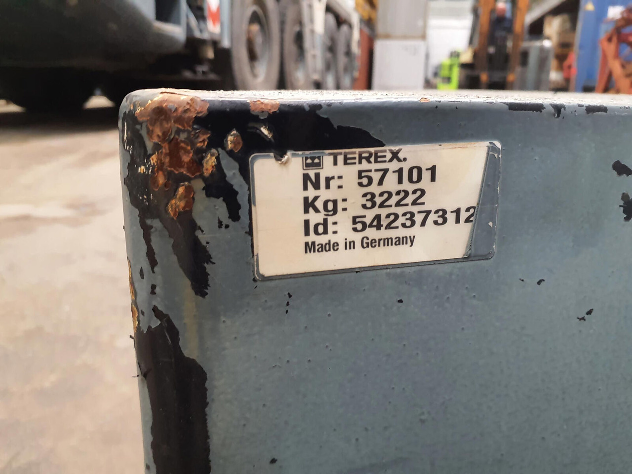 Terex Terex Demag Challenger 4200 counterweight 3.2 Ton - Contrepoids pour Grue mobile: photos 5 Terex Terex Demag Challenger 4200 counterweight 3.2 Ton - Contrepoids pour Grue mobile: photos 5