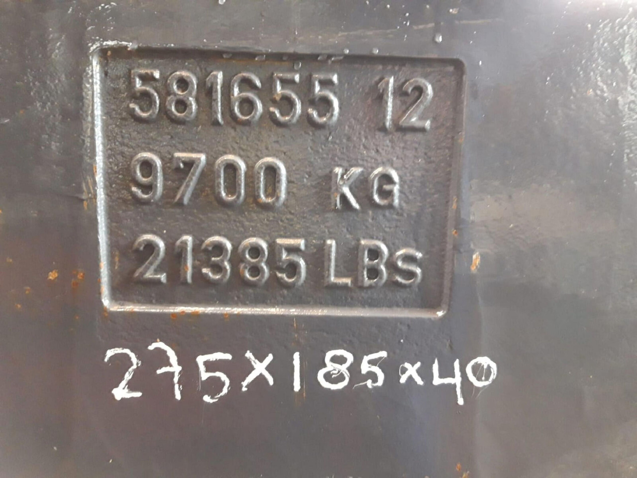 Terex Terex explorer 5600 counterweight 9,7 ton - Contrepoids pour Grue mobile: photos 5 Terex Terex explorer 5600 counterweight 9,7 ton - Contrepoids pour Grue mobile: photos 5