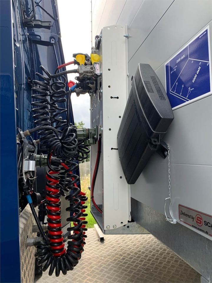 Semi-remorque rideaux coulissants Hangler 13,6 mtr 2 akslet city lift - 33 pallers: photos 12