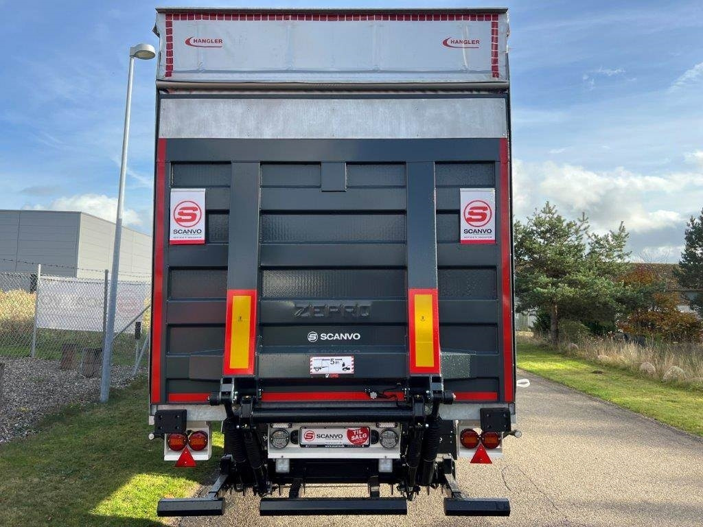 Semi-remorque rideaux coulissants Hangler 13,6 mtr 2 akslet city lift - 33 pallers: photos 7