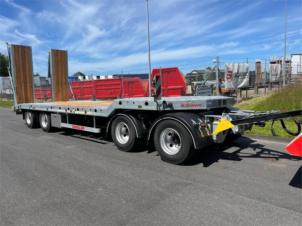 Hangler VTS-H 400 4 akslet - 2 delt ramper - Remorque porte-engin surbaissée: photos 2 Hangler VTS-H 400 4 akslet - 2 delt ramper - Remorque porte-engin surbaissée: photos 2