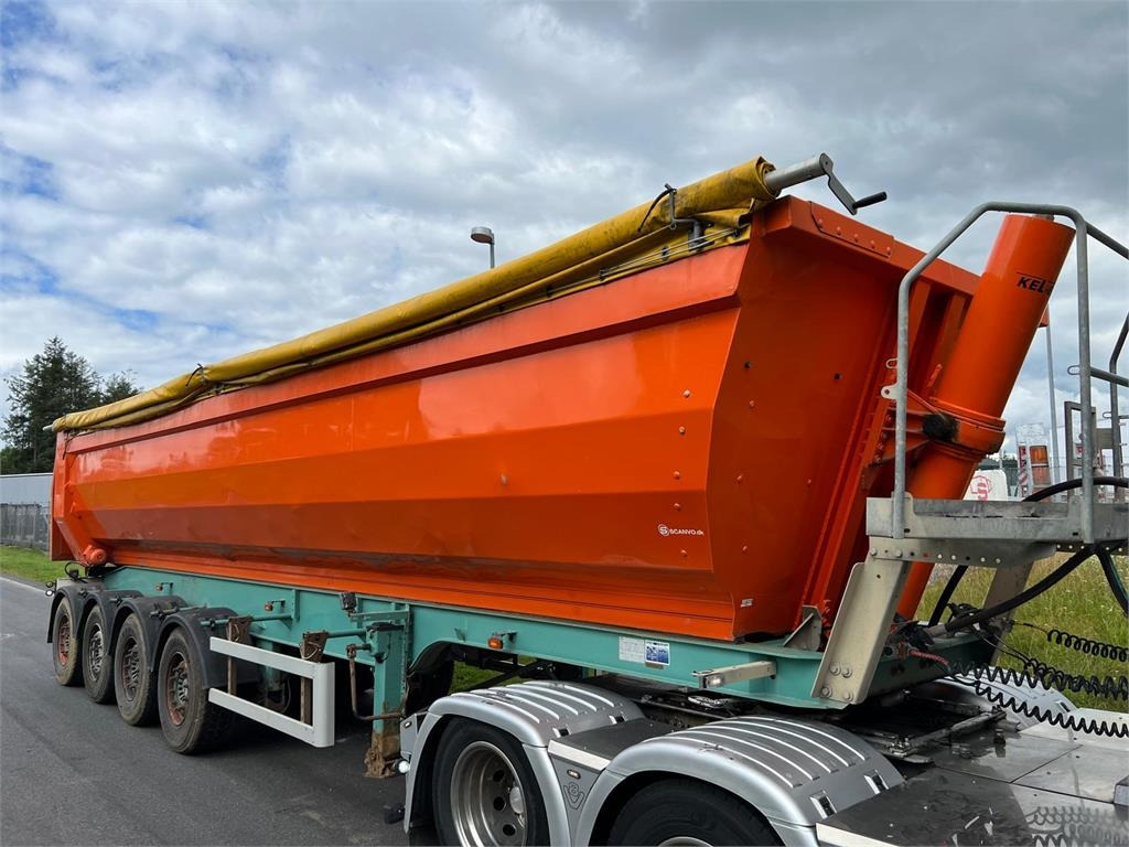 Kel-Berg 4 akslet - alu kasse + plastindlæg - Semi-remorque benne: photos 4 Kel-Berg 4 akslet - alu kasse + plastindlæg - Semi-remorque benne: photos 4