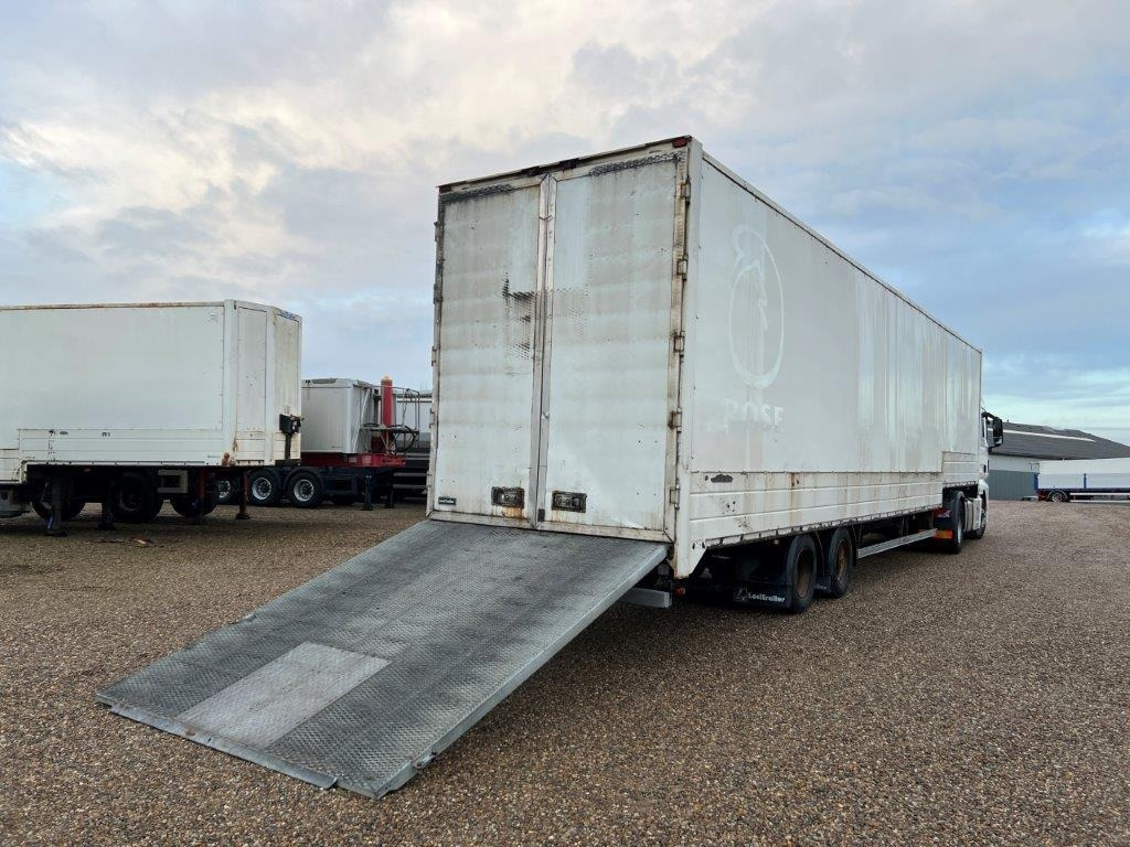 Leci 13,6 mtr. box læsserampe - Semi-remorque porte-voitures: photos 1 Leci 13,6 mtr. box læsserampe - Semi-remorque porte-voitures: photos 1