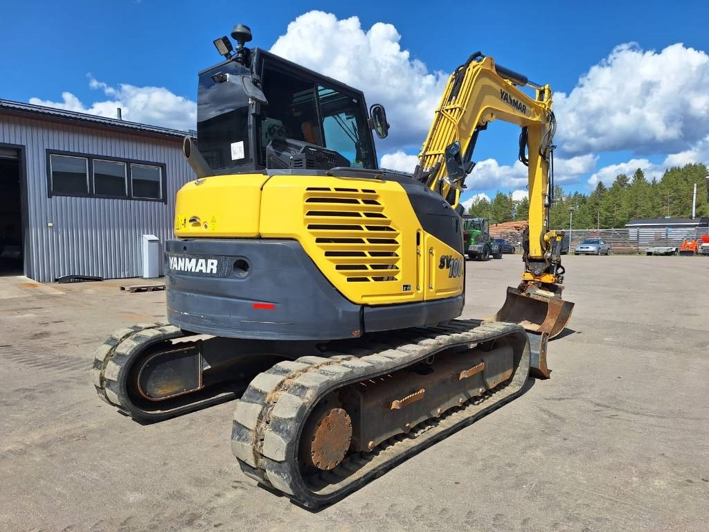 Yanmar SV100-2A PYÖRITTÄJÄLLÄ - Mini pelle: photos 4 Yanmar SV100-2A PYÖRITTÄJÄLLÄ - Mini pelle: photos 4