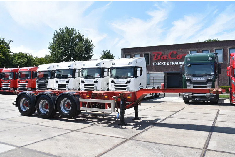 Nooteboom containerchassis - LIFT AXLE - DISC BRAKES - BPW AXLES - 2 x EXTENDABLE - - Semi-remorque porte-conteneur/ Caisse mobile: photos 1 Nooteboom containerchassis - LIFT AXLE - DISC BRAKES - BPW AXLES - 2 x EXTENDABLE - - Semi-remorque porte-conteneur/ Caisse mobile: photos 1