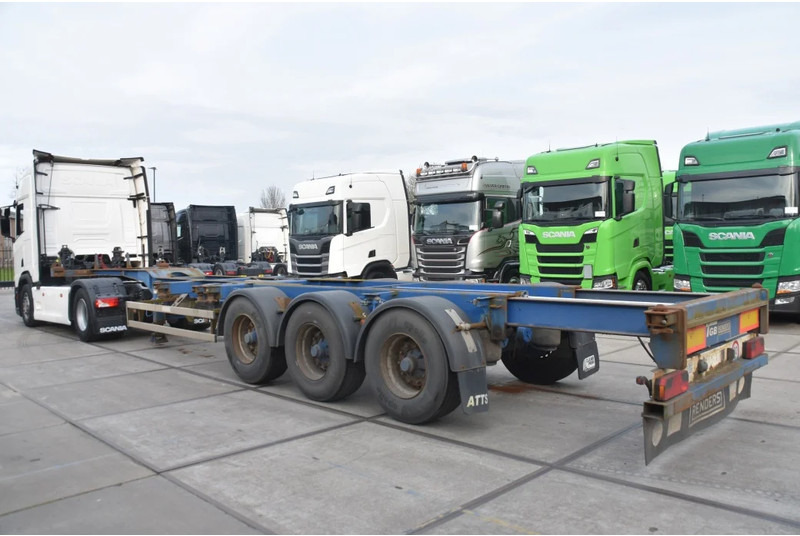 Renders - BPW AXLES - LIFT AXLE - DRUM BRAKES - EXTENDABLE REAR - - Semi-remorque porte-conteneur/ Caisse mobile: photos 3 Renders - BPW AXLES - LIFT AXLE - DRUM BRAKES - EXTENDABLE REAR - - Semi-remorque porte-conteneur/ Caisse mobile: photos 3