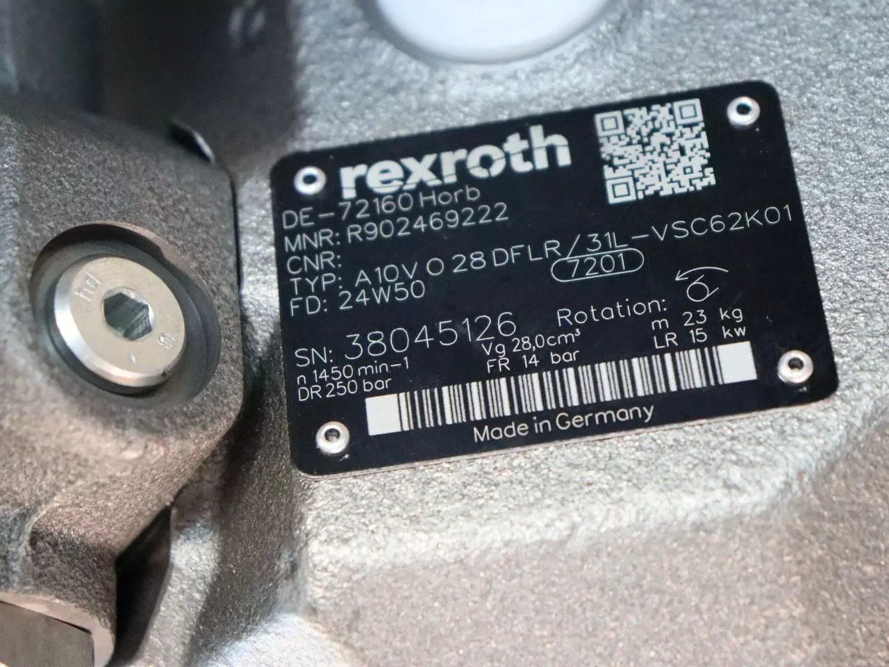 REXROTH A10VO28DFLR/31L-VSC62K01 - Pompe hydraulique pour Matériel de manutention: photos 5 REXROTH A10VO28DFLR/31L-VSC62K01 - Pompe hydraulique pour Matériel de manutention: photos 5