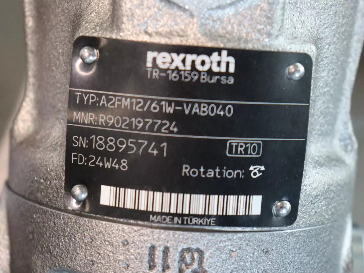 REXROTH A2FM12/61W-VAB040 - Moteur hydraulique pour Matériel de manutention: photos 4 REXROTH A2FM12/61W-VAB040 - Moteur hydraulique pour Matériel de manutention: photos 4