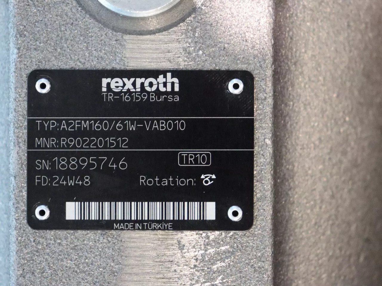 REXROTH A2FM160/61W-VAB010 - Moteur hydraulique pour Engins de chantier: photos 3 REXROTH A2FM160/61W-VAB010 - Moteur hydraulique pour Engins de chantier: photos 3