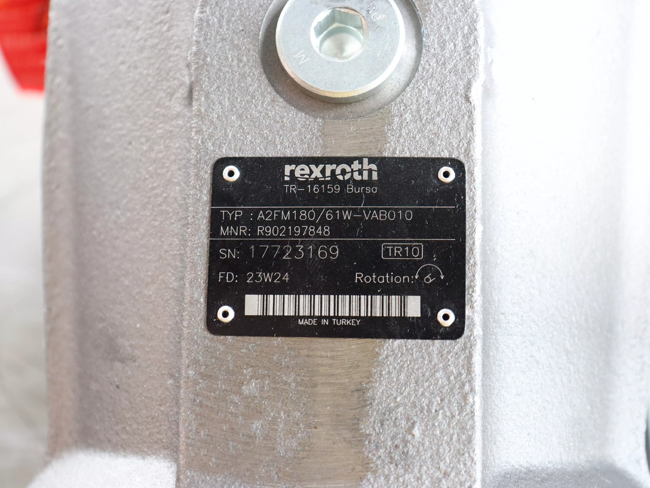 REXROTH A2FM180/61W-VAB010 - Moteur hydraulique pour Engins de chantier: photos 4 REXROTH A2FM180/61W-VAB010 - Moteur hydraulique pour Engins de chantier: photos 4