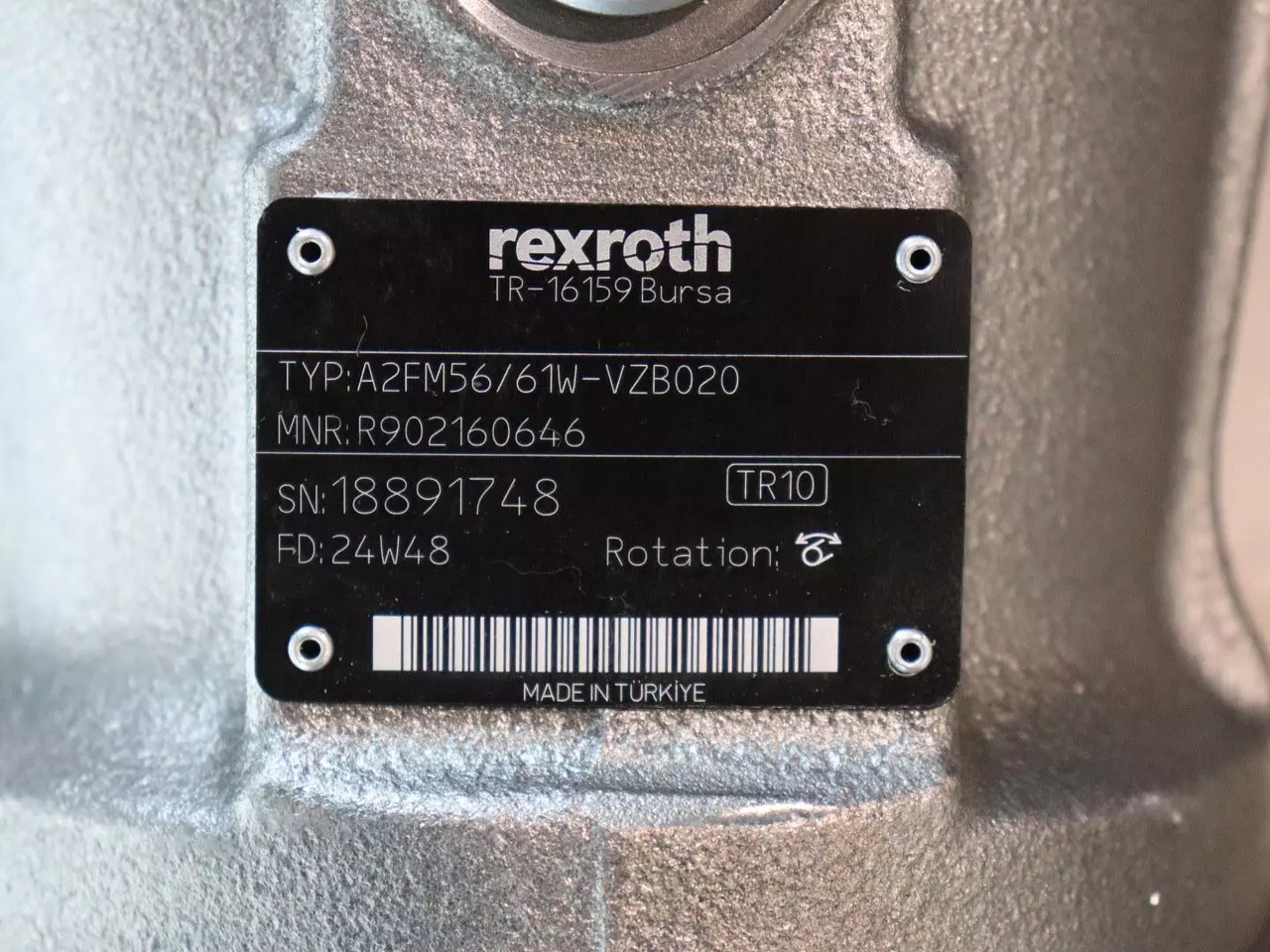 REXROTH A2FM56/61W-VZB020 - Moteur hydraulique pour Engins de chantier: photos 4 REXROTH A2FM56/61W-VZB020 - Moteur hydraulique pour Engins de chantier: photos 4