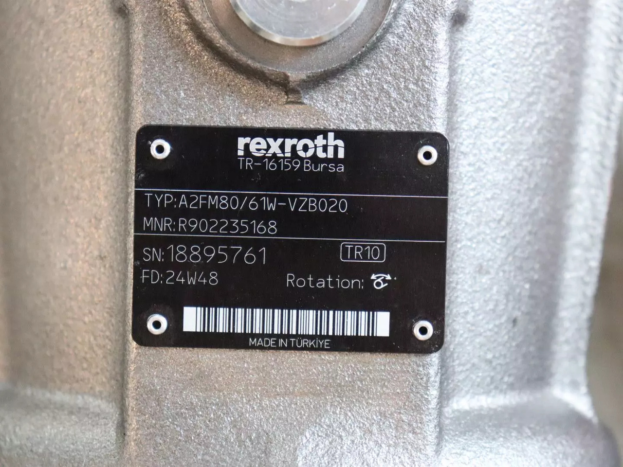 REXROTH A2FM80/61W-VZB020 - Moteur hydraulique pour Engins de chantier: photos 4 REXROTH A2FM80/61W-VZB020 - Moteur hydraulique pour Engins de chantier: photos 4