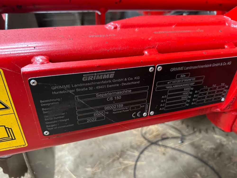 Grimme CS-150 CombiStar XL - Arracheuse de pommes de terre: photos 2 Grimme CS-150 CombiStar XL - Arracheuse de pommes de terre: photos 2