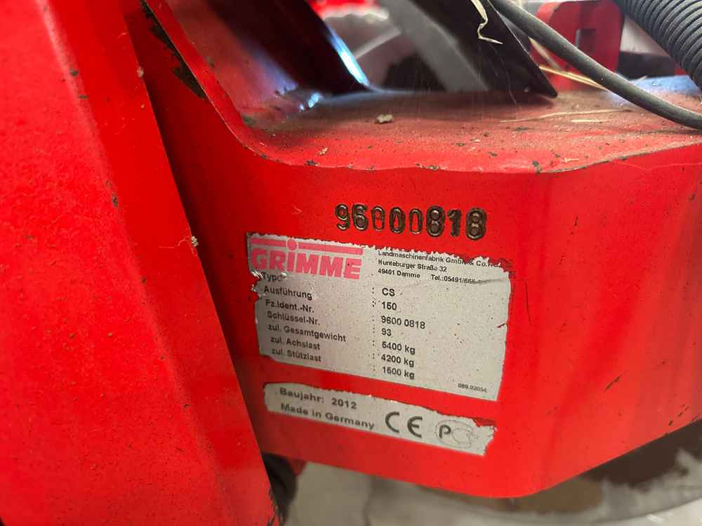 Grimme CS-150 RotaPower - Arracheuse de pommes de terre: photos 2 Grimme CS-150 RotaPower - Arracheuse de pommes de terre: photos 2