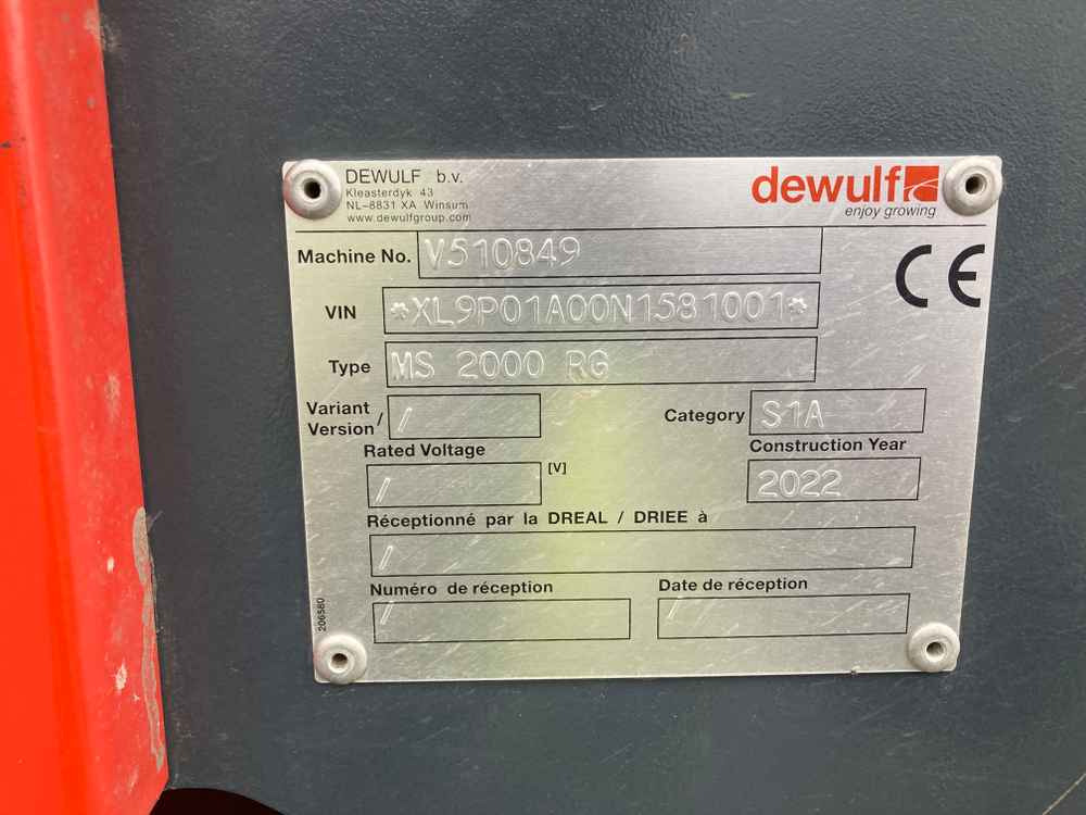 Dewulf Dewulf, MS 2000 RS, 2 Row, Trailed, Belt, Potato Planter - Matériel de récolte: photos 5 Dewulf Dewulf, MS 2000 RS, 2 Row, Trailed, Belt, Potato Planter - Matériel de récolte: photos 5