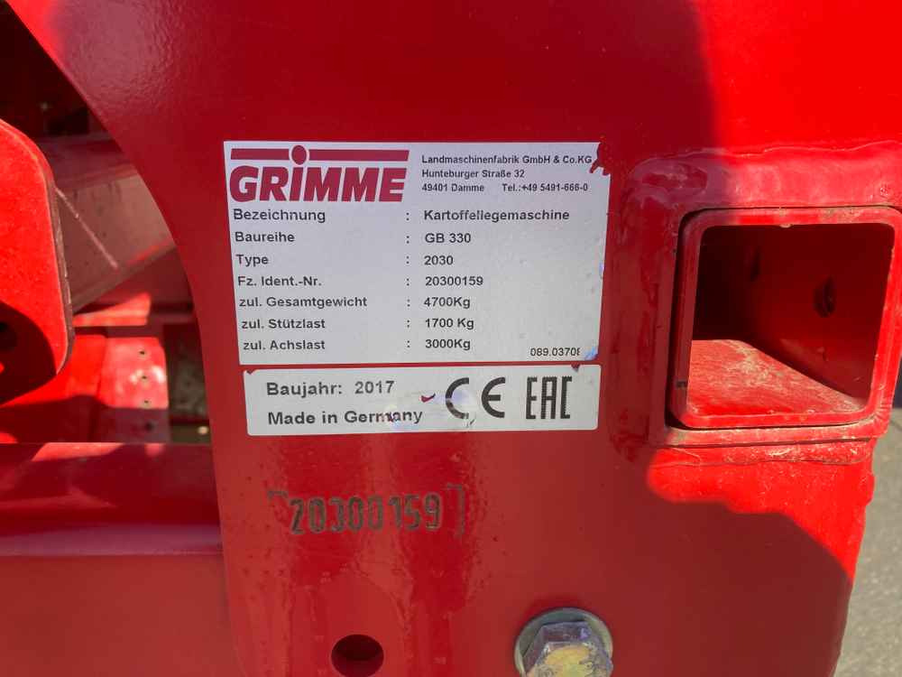 Grimme GB 330 - Matériel de récolte: photos 2 Grimme GB 330 - Matériel de récolte: photos 2