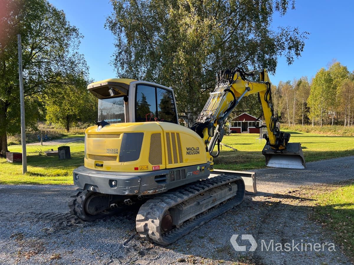 Grävmaskin Wacker Neuson ET90 - Pelle sur chenille: photos 5 Grävmaskin Wacker Neuson ET90 - Pelle sur chenille: photos 5