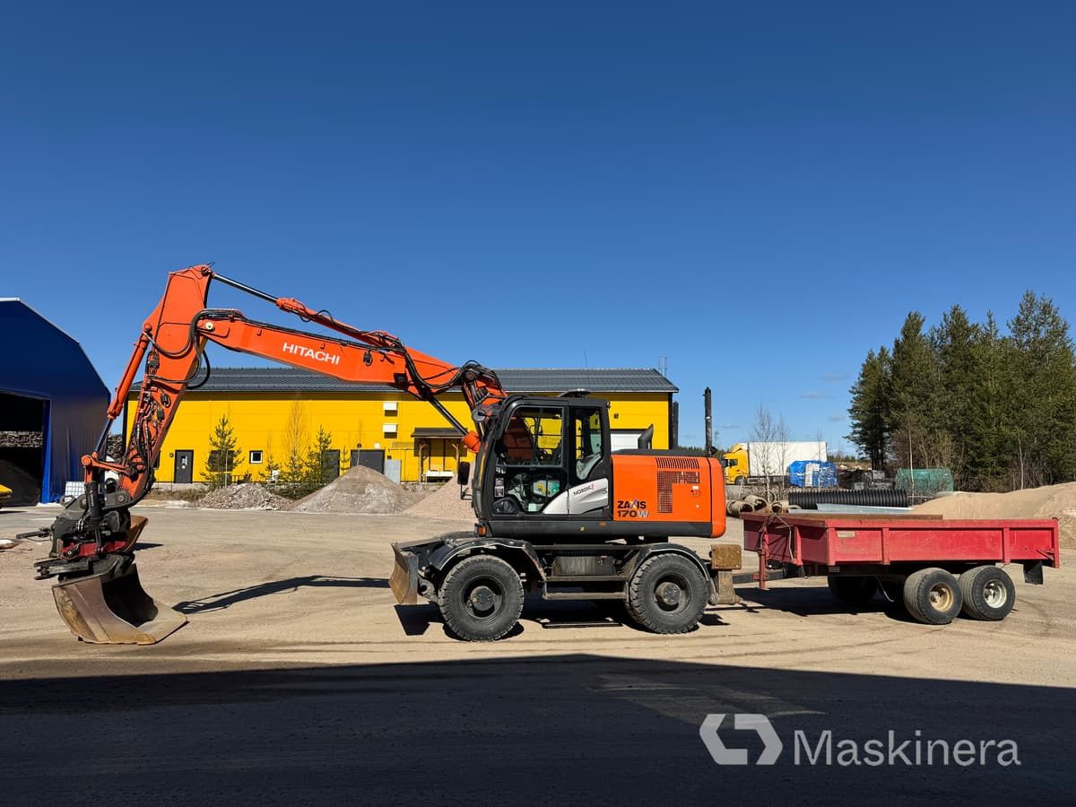 Hitachi ZX170W-5B Hjulgrävare Hitachi ZX170W med vagn - Pelle sur chenille: photos 2 Hitachi ZX170W-5B Hjulgrävare Hitachi ZX170W med vagn - Pelle sur chenille: photos 2