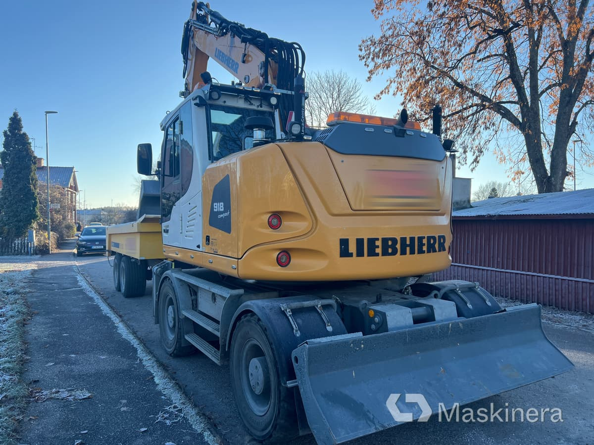 Hjulgrävare Liebherr 918 Compact Litronic med kärra - Pelle sur chenille: photos 5 Hjulgrävare Liebherr 918 Compact Litronic med kärra - Pelle sur chenille: photos 5