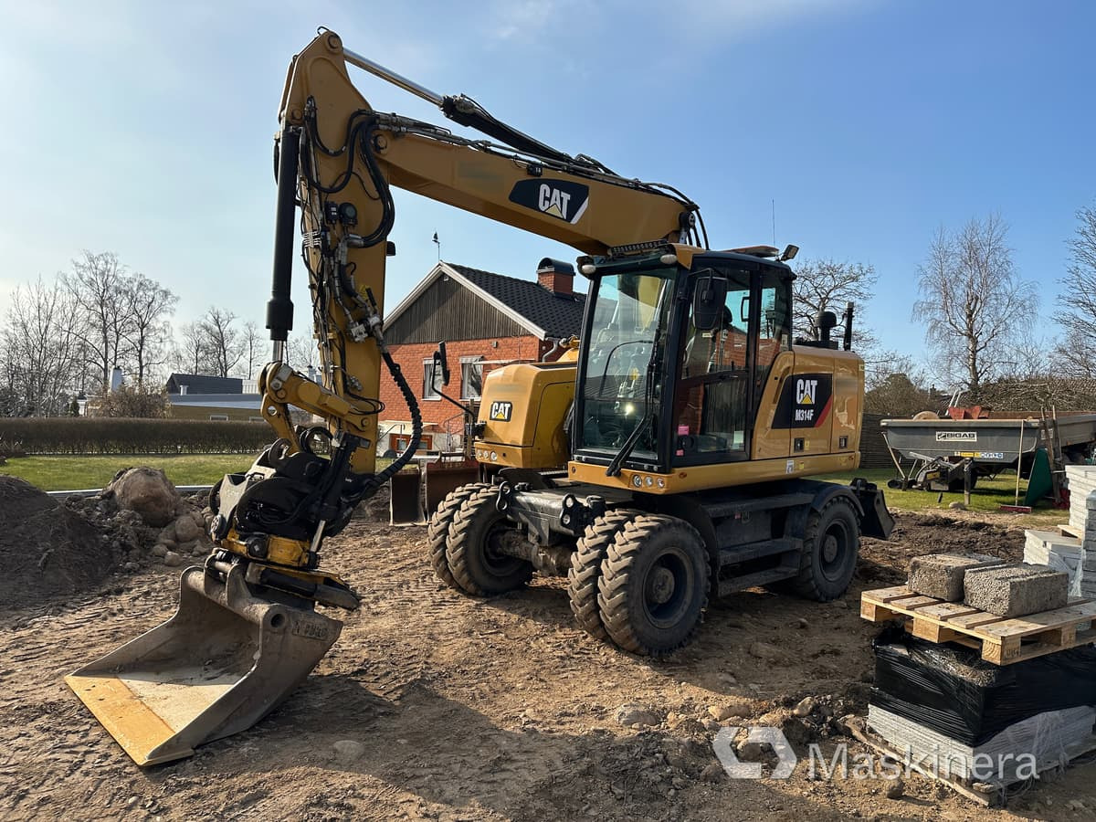 Hjulgrävare Cat M314F + redskap/vagn/grävsystem - Pelle sur chenille: photos 1 Hjulgrävare Cat M314F + redskap/vagn/grävsystem - Pelle sur chenille: photos 1