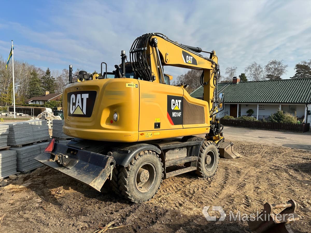 Hjulgrävare Cat M314F + redskap/vagn/grävsystem - Pelle sur chenille: photos 2 Hjulgrävare Cat M314F + redskap/vagn/grävsystem - Pelle sur chenille: photos 2