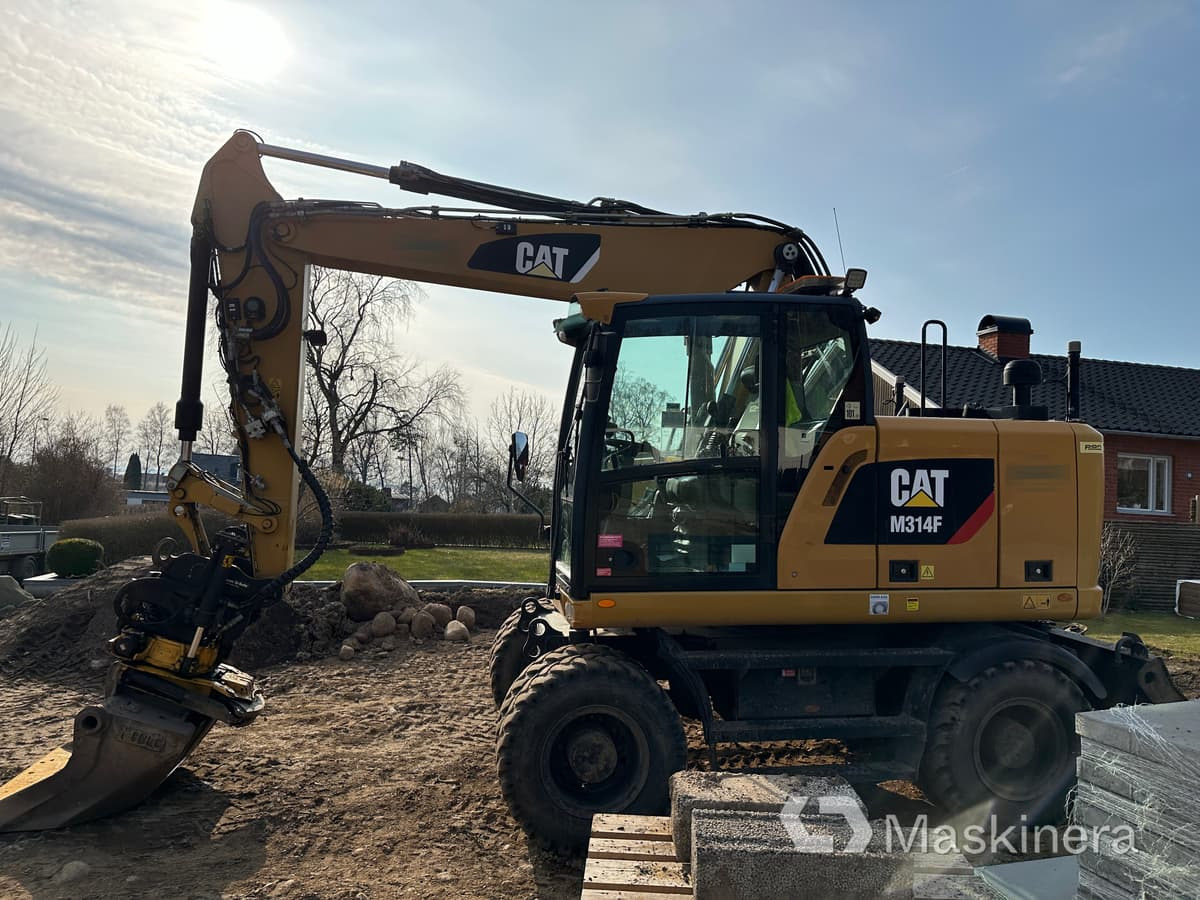Hjulgrävare Cat M314F + redskap/vagn/grävsystem - Pelle sur chenille: photos 5 Hjulgrävare Cat M314F + redskap/vagn/grävsystem - Pelle sur chenille: photos 5
