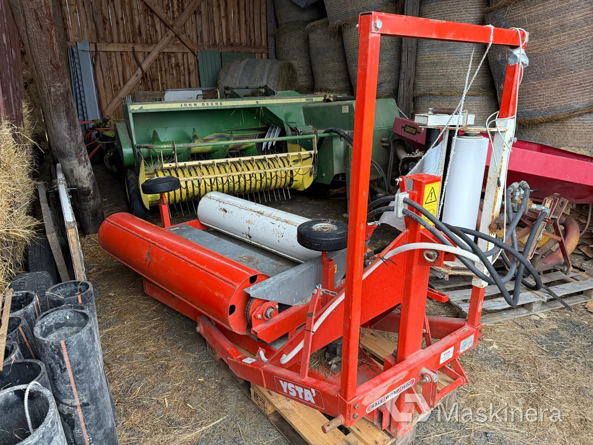 Inplastare Ysta Bale wrap 1600 med sidospakar - Enrubanneuse: photos 1 Inplastare Ysta Bale wrap 1600 med sidospakar - Enrubanneuse: photos 1