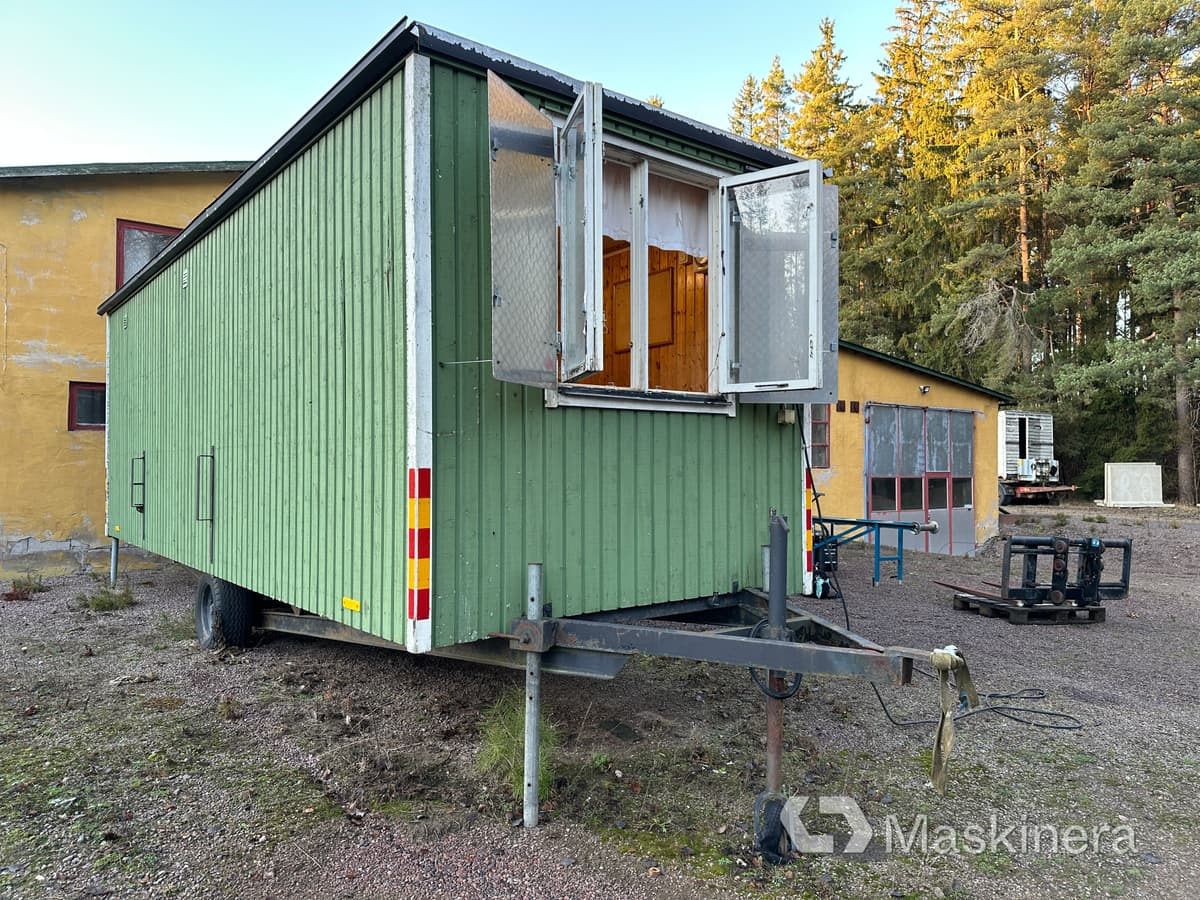 Manskapsbod Arbetsvagn Manskapsbod Arbetsvagn - Conteneur comme habitat, Remorque: photos 4 Manskapsbod Arbetsvagn Manskapsbod Arbetsvagn - Conteneur comme habitat, Remorque: photos 4