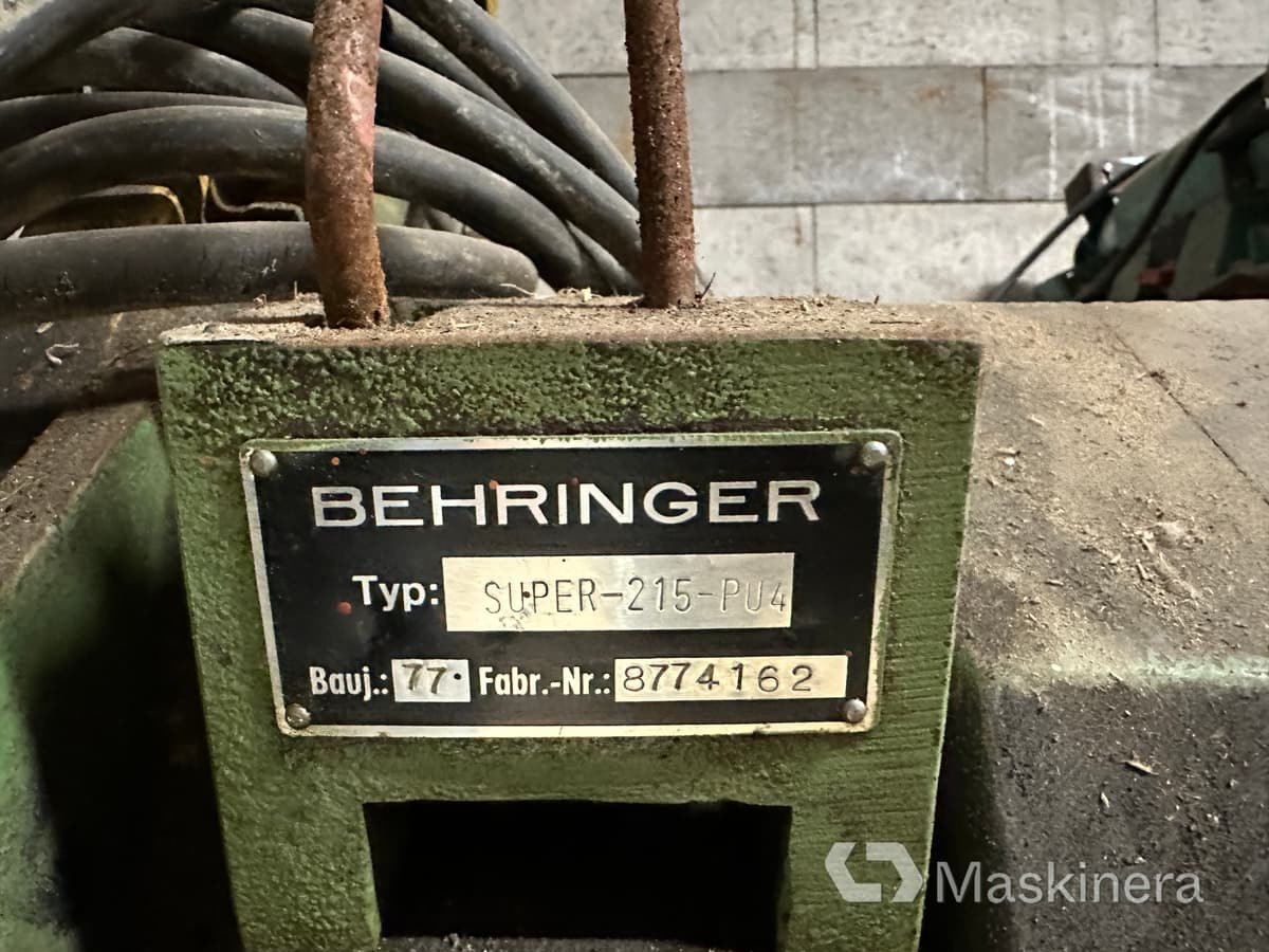 Metallsåg Behringer Super 215 PU4 - Machine à bois: photos 5 Metallsåg Behringer Super 215 PU4 - Machine à bois: photos 5