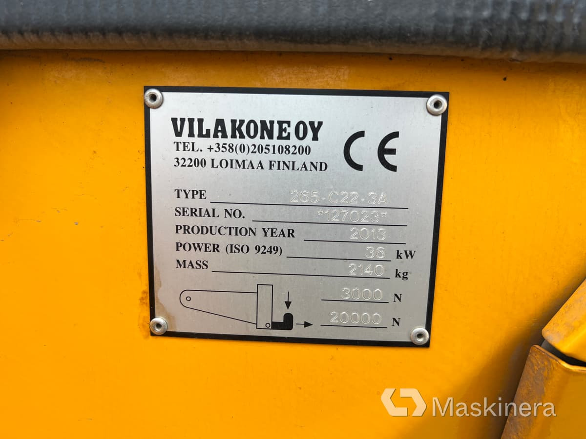 Engin de déneigement Redskapsbärare Wille 265-C22-3A med tillbehör: photos 17 Engin de déneigement Redskapsbärare Wille 265-C22-3A med tillbehör: photos 17