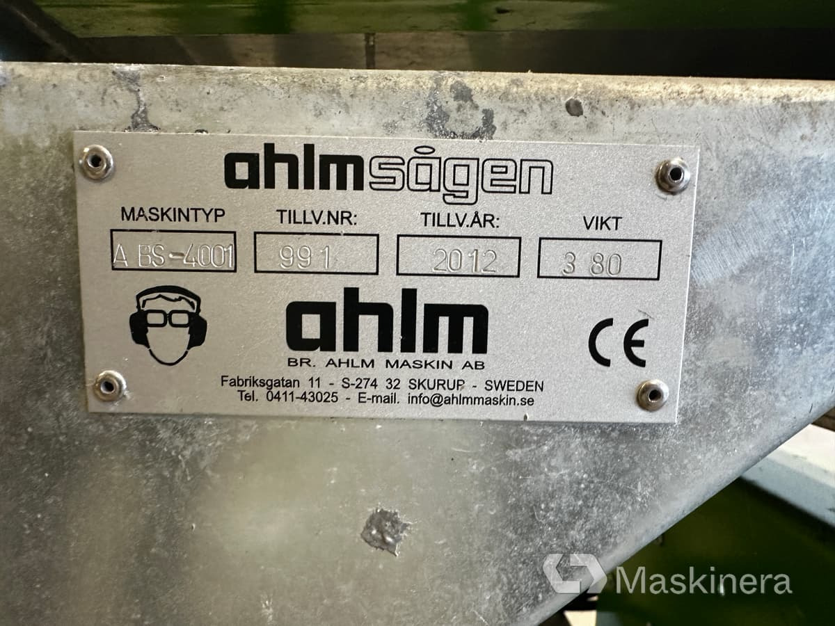 Såg Ahlm Sågen ABS 4001 - Machine à bois: photos 5 Såg Ahlm Sågen ABS 4001 - Machine à bois: photos 5
