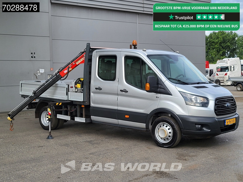 Ford Transit 105pk Kraanwagen Fassi M10A.12 Dubbel Cabine Dubbellucht Trekhaak Euro6 Crane Kran Kranwagen Trekhaak - Utilitaire plateau: photos 1 Ford Transit 105pk Kraanwagen Fassi M10A.12 Dubbel Cabine Dubbellucht Trekhaak Euro6 Crane Kran Kranwagen Trekhaak - Utilitaire plateau: photos 1