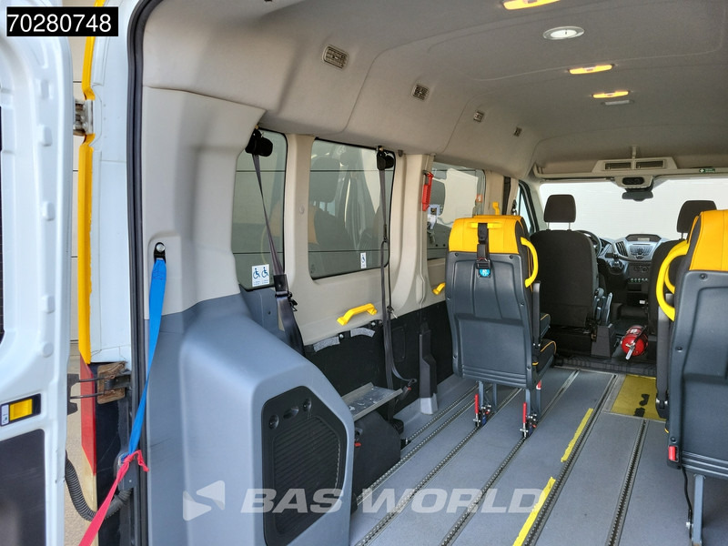 Minibus, Transport de personnes Ford Transit 130pk Personenvervoer Luchtvering Taxi L3H2 Ramp Airco Cruise Parkeersensoren Euro6 Kombi Tourer 9-zitter 9-Sitze 11m3 Airco Cru: photos 10