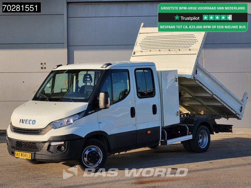 Iveco Daily 35C12 Open Laadbak Dubbel Cabine met Kist Dubbellucht 3,5t Trekhaak Airco Cruise Pritsche Pickup Open Box Airco Dubbel cabine Tr - Utilitaire benne: photos 1 Iveco Daily 35C12 Open Laadbak Dubbel Cabine met Kist Dubbellucht 3,5t Trekhaak Airco Cruise Pritsche Pickup Open Box Airco Dubbel cabine Tr - Utilitaire benne: photos 1