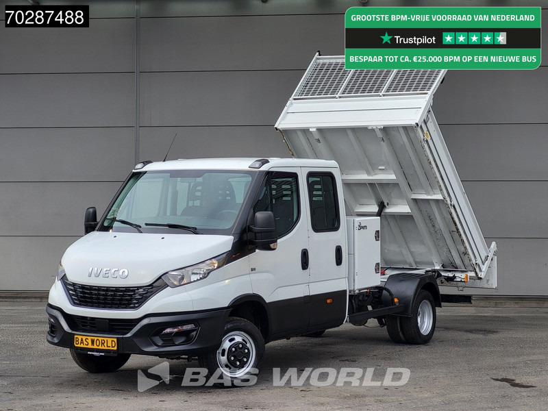 Iveco Daily 35C16 3.0L Kipper met Kist Dubbel Cabine 3,5t Trekhaak Airco Cruise Euro6 Kieper Tipper Benne 2m3 Airco Trekhaak Cruise control - Utilitaire benne: photos 1 Iveco Daily 35C16 3.0L Kipper met Kist Dubbel Cabine 3,5t Trekhaak Airco Cruise Euro6 Kieper Tipper Benne 2m3 Airco Trekhaak Cruise control - Utilitaire benne: photos 1