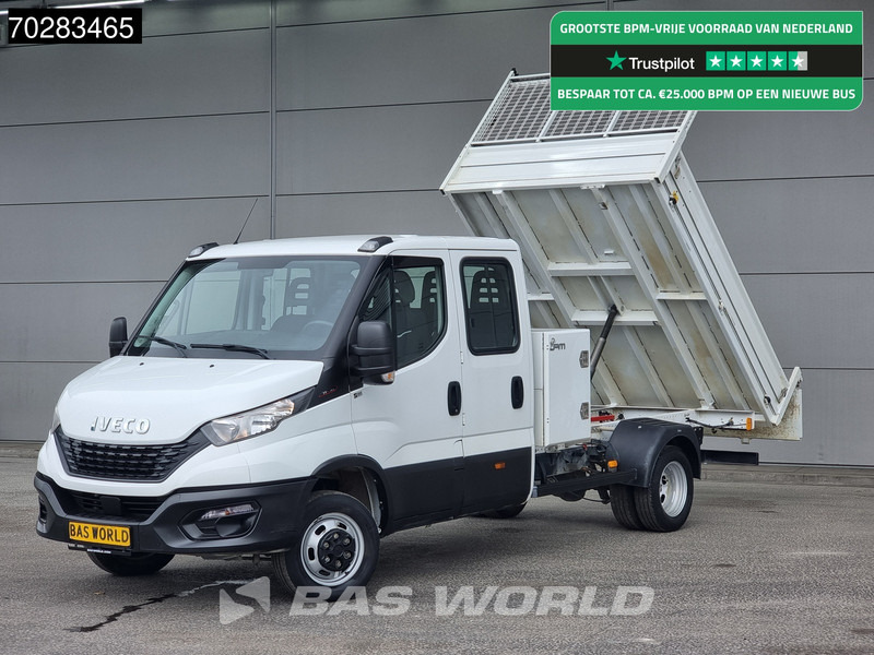 Iveco Daily 35C16 3.0L Kipper met Kist Dubbel Cabine Dubbellucht 3,5t Trekhaak Navi Airco Cruise Camera Euro6 Kieper Tipper Benne 2m3 Airco - Utilitaire benne: photos 1 Iveco Daily 35C16 3.0L Kipper met Kist Dubbel Cabine Dubbellucht 3,5t Trekhaak Navi Airco Cruise Camera Euro6 Kieper Tipper Benne 2m3 Airco - Utilitaire benne: photos 1