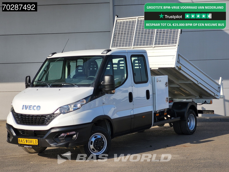 Iveco Daily 35C16 3.0L Kipper met Kist Dubbel Cabine Dubbellucht 3,5t Trekhaak Navi Airco Cruise Camera Euro6 Tipper Benne Kieper 2m3 Airco - Utilitaire benne: photos 1 Iveco Daily 35C16 3.0L Kipper met Kist Dubbel Cabine Dubbellucht 3,5t Trekhaak Navi Airco Cruise Camera Euro6 Tipper Benne Kieper 2m3 Airco - Utilitaire benne: photos 1