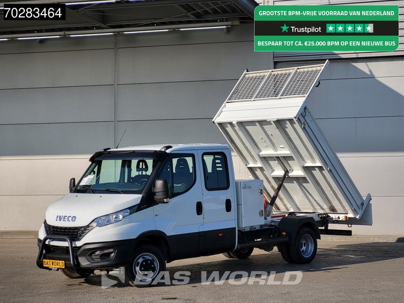 Iveco Daily 35C16 3.0L Special Edition Kipper met Kist Dubbel Cabine Dubbellucht 3,5t Trekhaak Airco Cruise Euro6 Tipper Benne Kieper 2m3 Ai - Utilitaire benne: photos 1 Iveco Daily 35C16 3.0L Special Edition Kipper met Kist Dubbel Cabine Dubbellucht 3,5t Trekhaak Airco Cruise Euro6 Tipper Benne Kieper 2m3 Ai - Utilitaire benne: photos 1