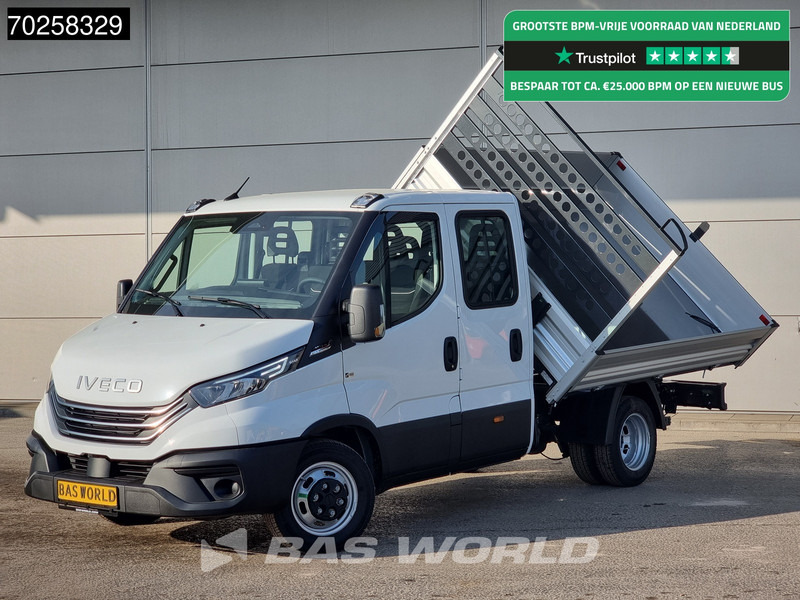 Iveco Daily 35C21 3 zijdige Kipper Dubbel Cabine 210PK 3.0L Dubbellucht Airco Cruise LED Camera Tipper Benne Kieper 2m3 Airco Trekhaak - Utilitaire benne: photos 1 Iveco Daily 35C21 3 zijdige Kipper Dubbel Cabine 210PK 3.0L Dubbellucht Airco Cruise LED Camera Tipper Benne Kieper 2m3 Airco Trekhaak - Utilitaire benne: photos 1