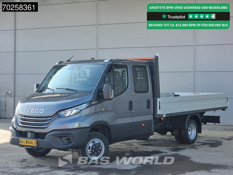 Iveco Daily 35C21 Automaat 2025model Open laadbak Dubbel Cabine CarPlay ACC LED 3,5T Trekvermogen Pritsche Pickup Airco Dubbel cabine - Utilitaire plateau: photos 1 Iveco Daily 35C21 Automaat 2025model Open laadbak Dubbel Cabine CarPlay ACC LED 3,5T Trekvermogen Pritsche Pickup Airco Dubbel cabine - Utilitaire plateau: photos 1