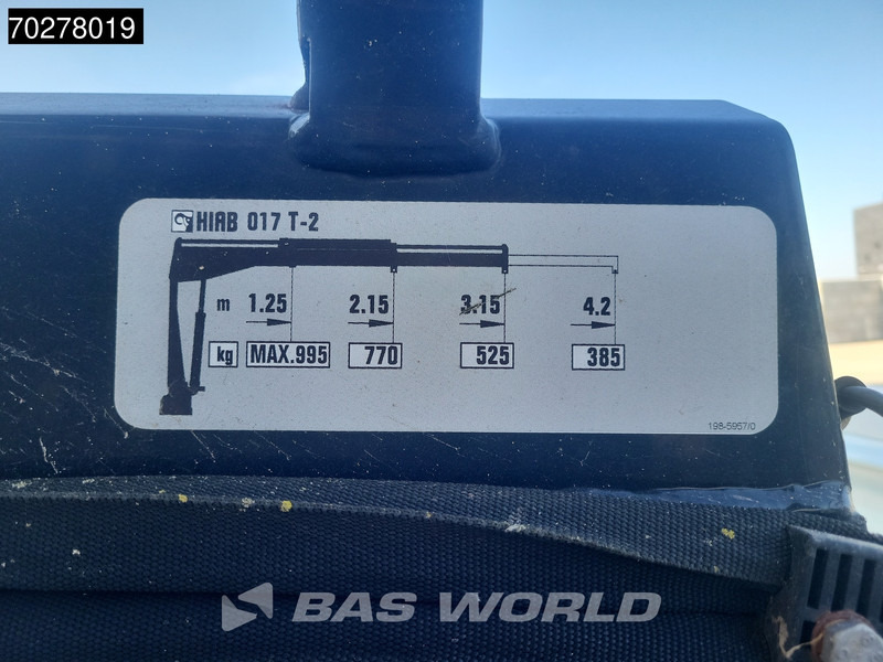 Utilitaire plateau Iveco Daily 50C17 3.0L Automaat DC Open laadbak Kraan Hiab 017T-2 Airco APK 10-2025 Pickup Crane Kraanwagen Pritsche Airco Dubbel cabine: photos 11
