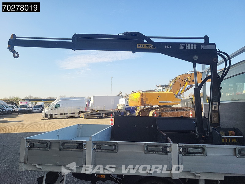 Utilitaire plateau Iveco Daily 50C17 3.0L Automaat DC Open laadbak Kraan Hiab 017T-2 Airco APK 10-2025 Pickup Crane Kraanwagen Pritsche Airco Dubbel cabine: photos 8