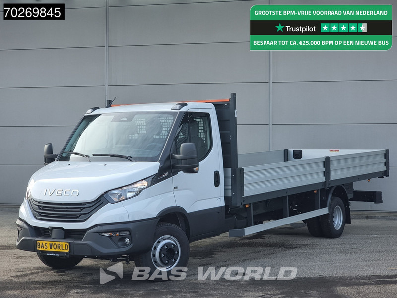 Iveco Daily 70C18 3.0L Automaat 525cm Open laadbak XXL Trekhaak ACC Navi Airco Pickup Pritsche 5m3 Airco Trekhaak - Utilitaire plateau: photos 1 Iveco Daily 70C18 3.0L Automaat 525cm Open laadbak XXL Trekhaak ACC Navi Airco Pickup Pritsche 5m3 Airco Trekhaak - Utilitaire plateau: photos 1