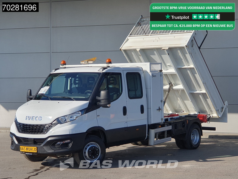 Iveco Daily 70C18 3.0L Kipper Dubbel Cabine Dubbellucht 3,5t Trekhaak Airco Cruise Euro6 Tipper Benne Kieper 2m3 Airco Trekhaak Cruise contr - Utilitaire benne: photos 1 Iveco Daily 70C18 3.0L Kipper Dubbel Cabine Dubbellucht 3,5t Trekhaak Airco Cruise Euro6 Tipper Benne Kieper 2m3 Airco Trekhaak Cruise contr - Utilitaire benne: photos 1