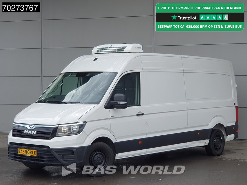 MAN TGE 3.140 Koelwagen Automaat Thermo King V-200 MAX L4H3 Airco Camera Parkeersensoren L3H2 Euro6 Koel Koeler Kühl Kühler Kühlwagen 12m3 Air - Utilitaire frigorifique: photos 1 MAN TGE 3.140 Koelwagen Automaat Thermo King V-200 MAX L4H3 Airco Camera Parkeersensoren L3H2 Euro6 Koel Koeler Kühl Kühler Kühlwagen 12m3 Air - Utilitaire frigorifique: photos 1