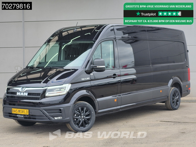 MAN TGE 3.180 Automaat 180PK L4H3 LED Airco Cruise Trekhaak Camera Parkeersensoren L3H2 14m3 Airco Trekhaak - Fourgon utilitaire: photos 1 MAN TGE 3.180 Automaat 180PK L4H3 LED Airco Cruise Trekhaak Camera Parkeersensoren L3H2 14m3 Airco Trekhaak - Fourgon utilitaire: photos 1
