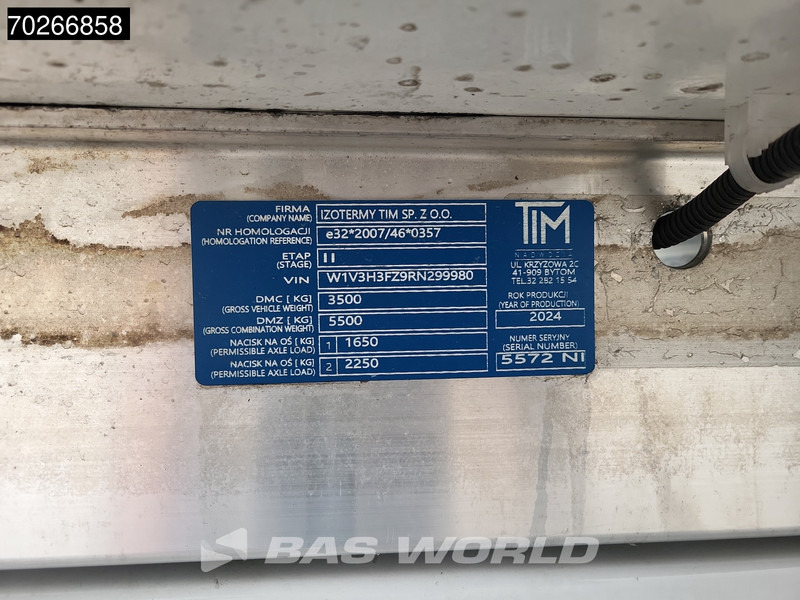 Utilitaire frigorifique Mercedes-Benz Sprinter 315 CDI Koelwagen Achterdeuren Thermo King C-250 Airco MBUX Koel Koeler Kühl Kühler Kühlwagen Kühlkoffer 17m3 Airco: photos 19