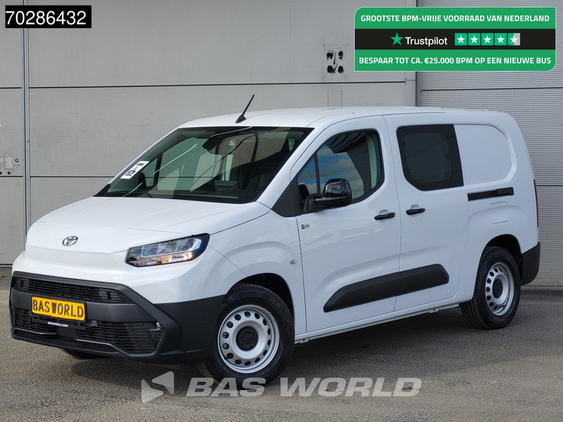 Toyota ProAce City 136pk Elektrisch 50kWh Long 2x Schuifdeur WLTP 275km LED Airco CarPlay Camera Parkeersensoren 3m3 Airco Cruise control - Fourgonnette, Utilitaire électrique: photos 1 Toyota ProAce City 136pk Elektrisch 50kWh Long 2x Schuifdeur WLTP 275km LED Airco CarPlay Camera Parkeersensoren 3m3 Airco Cruise control - Fourgonnette, Utilitaire électrique: photos 1