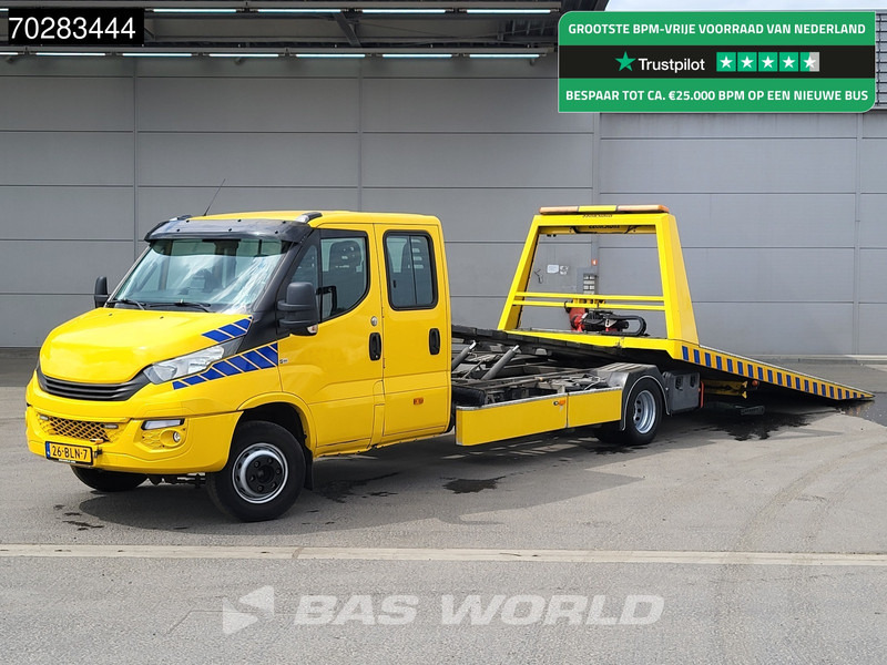 Iveco Daily 70C18 3.0L Autotransporter Luchtvering 3,5t Trekhaak Lier Airco Cruise Euro6 Cartransporter Oprijwagen Trekhaak Cruise control - Véhicule utilitaire: photos 1 Iveco Daily 70C18 3.0L Autotransporter Luchtvering 3,5t Trekhaak Lier Airco Cruise Euro6 Cartransporter Oprijwagen Trekhaak Cruise control - Véhicule utilitaire: photos 1